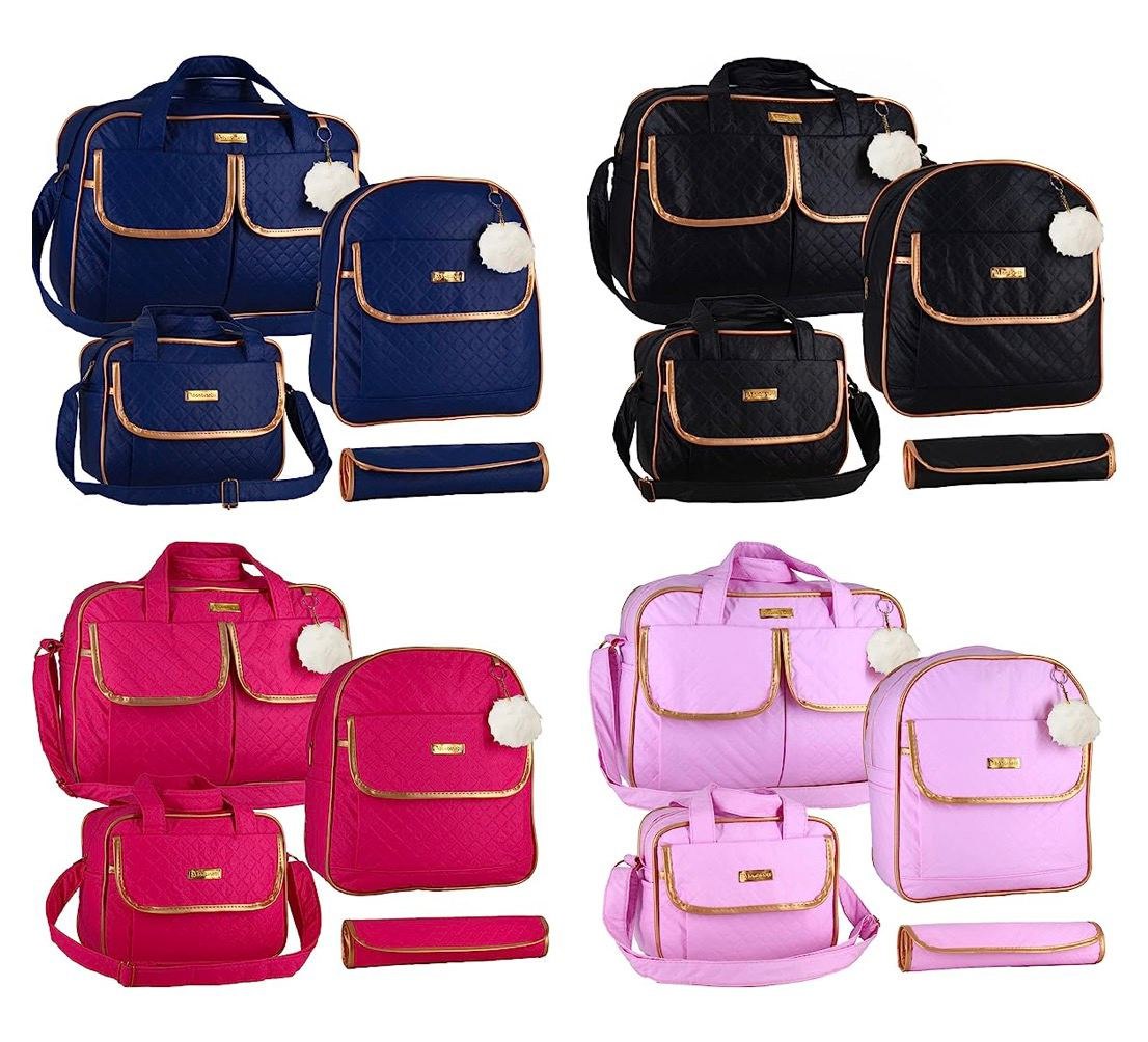 Kit Bolsa Bebê Mala Maternidade Impermeável Multifuncional