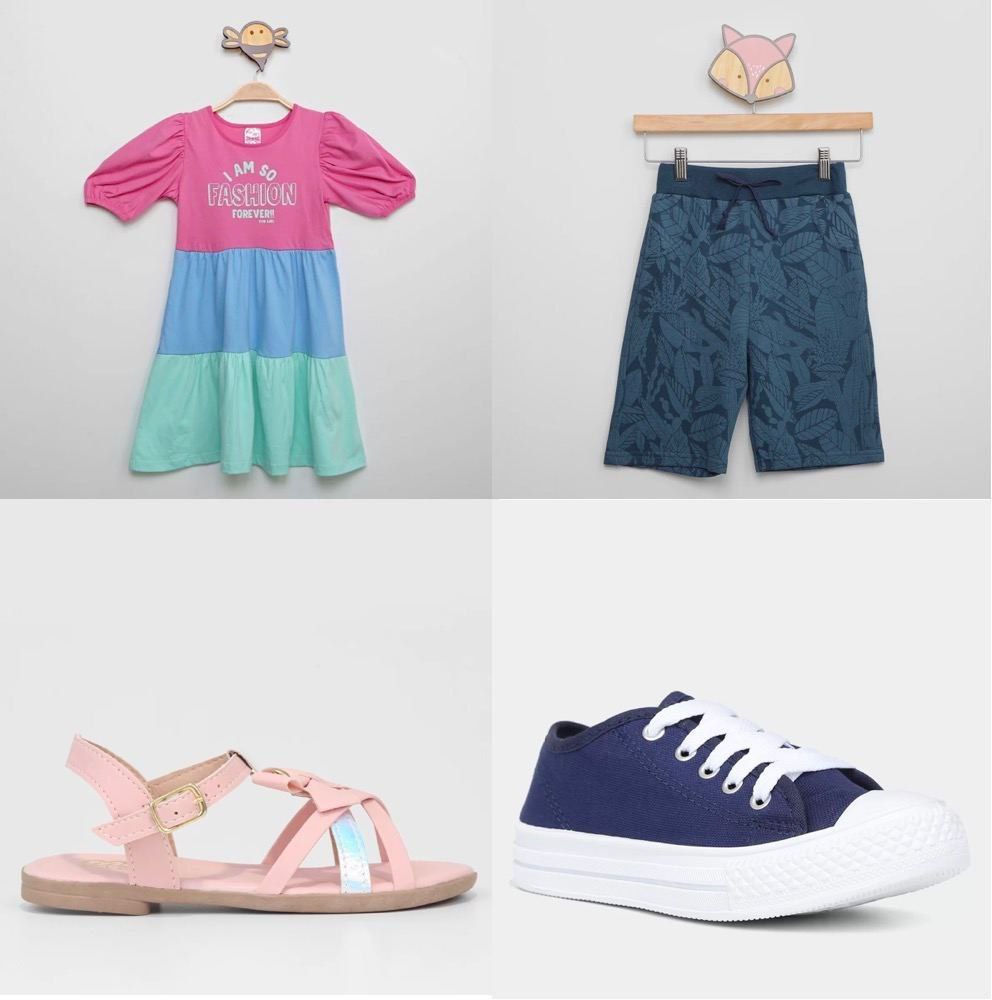 Leve 3 Pague 2 em Roupas e Calçados Infantis na Netshoes