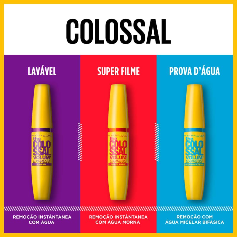 MÁSCARA DE CÍLIOS MAYBELLINE THE COLOSSAL VOLUM' EXPRESS 9,2ML