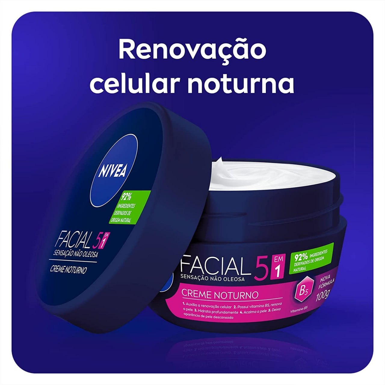 🔹 NIVEA Creme Facial Noturno - 100g