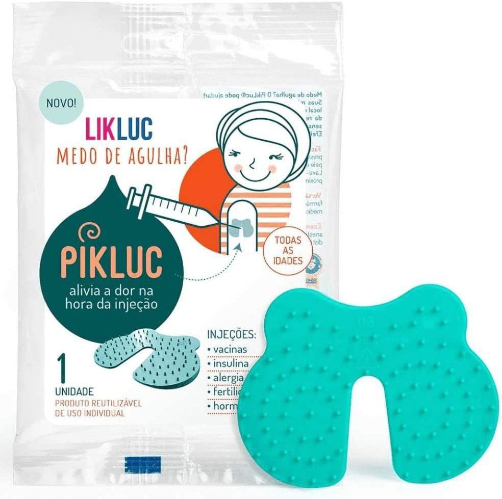 Pikluc Aparelho para Alivio da dor na hora da Injeção, Likluc, Verde, Tamanho Único