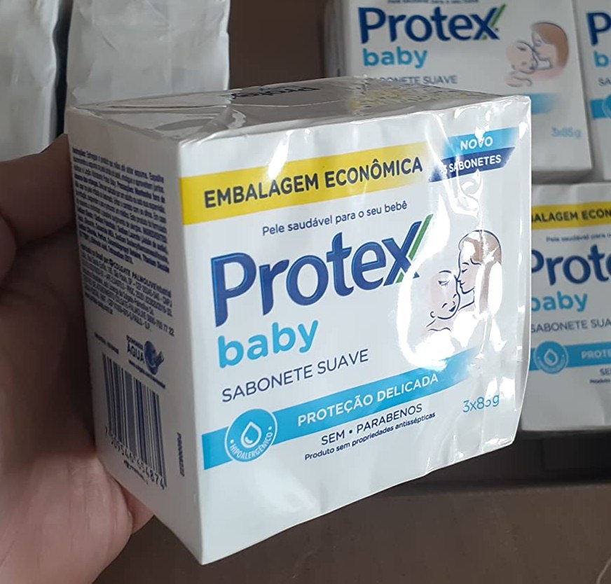 Sabonete em Barra Protex Baby Delicate Care 85G 3 Unidades
