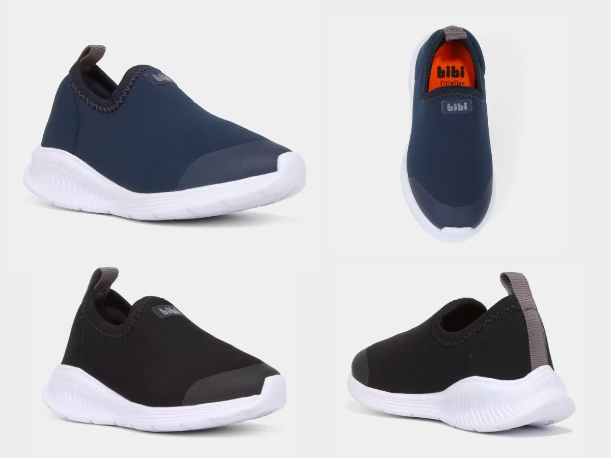 Tênis Infantil Bibi Menino - Azul e Preto