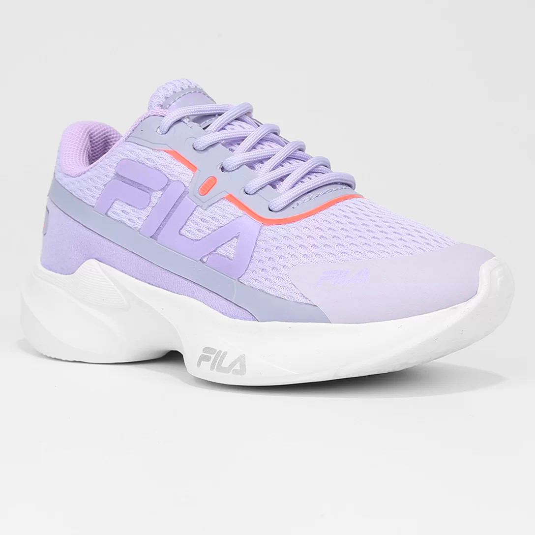 Tênis Infantil Fila Recovery - Lilás+Laranja