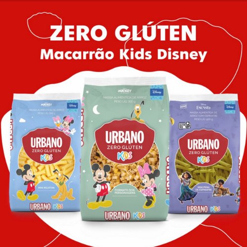 URBANO, MACARRÃO DE ARROZ  KIDS - 500 G - ZERO GLÚTEN