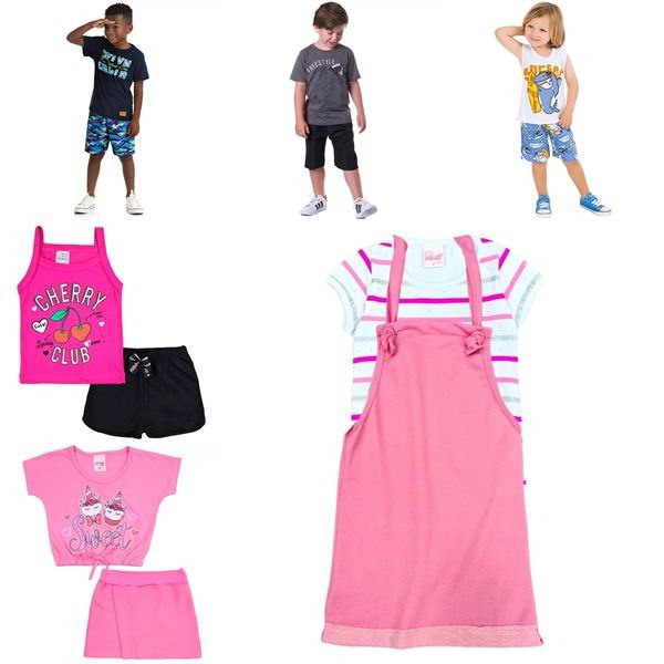 ☀️ 3 conjuntos de verão: R$75,50