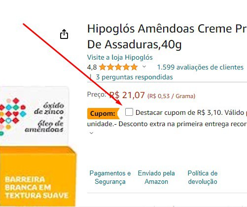 Creme Para Assaduras Hipoglós Amêndoas 40g