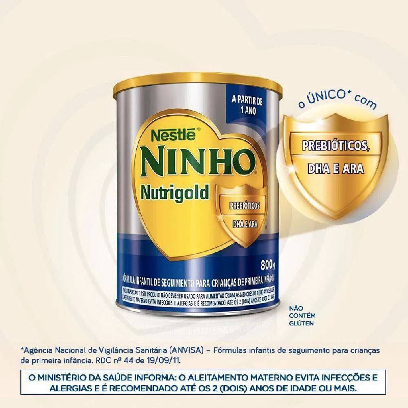Fórmula Infantil Ninho Nutrigold 800g