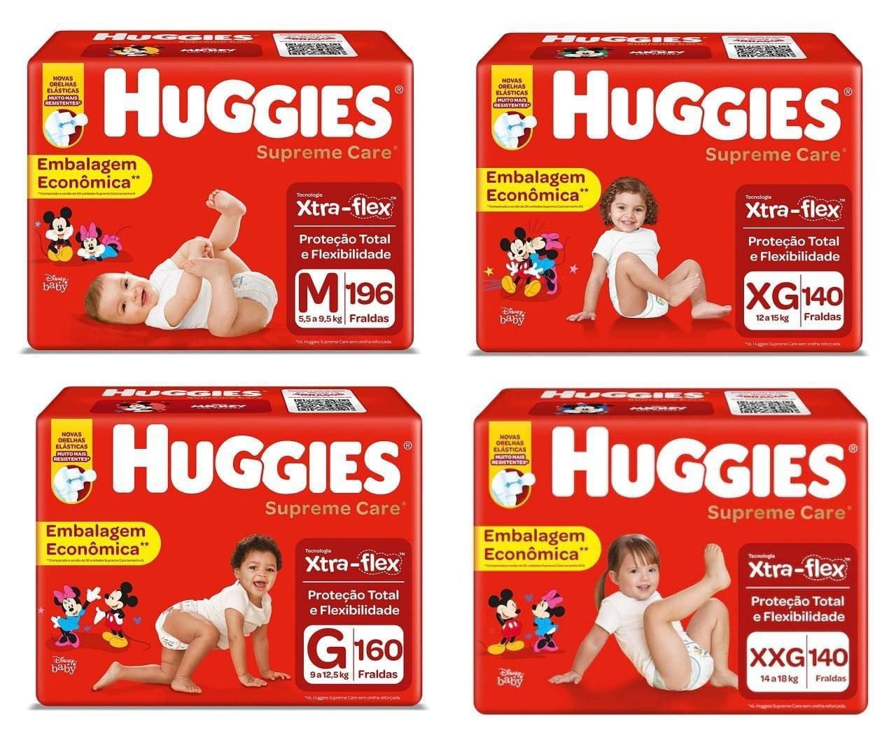Fralda Huggies Supreme Care