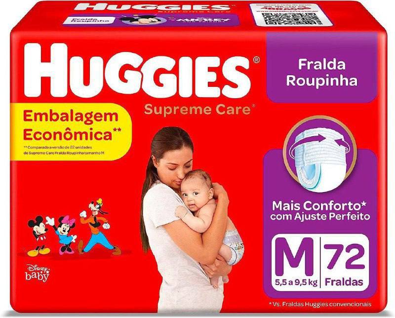 Fralda Huggies Supreme Care
