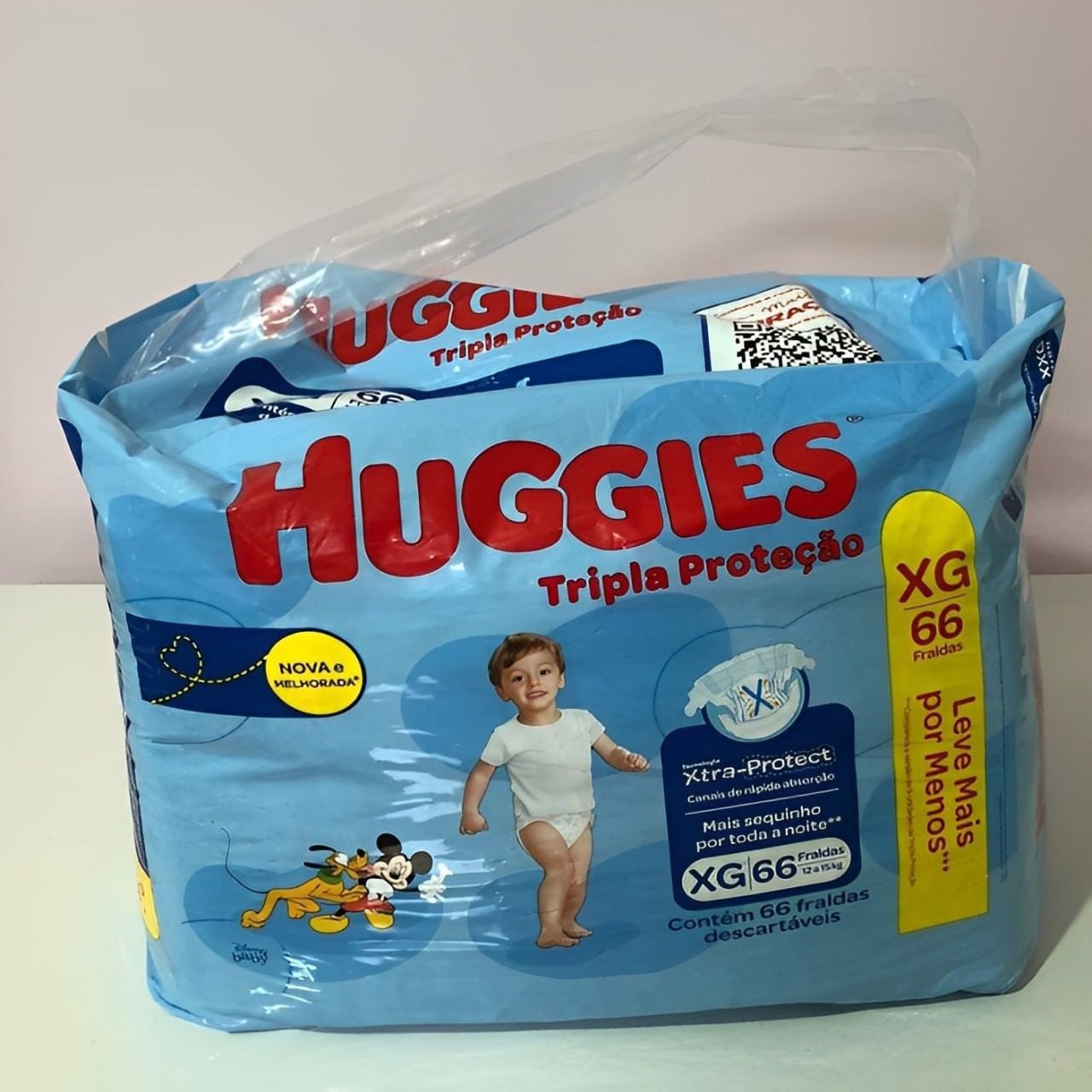 Fralda Huggies Tripla Proteção XG 66 Unidades