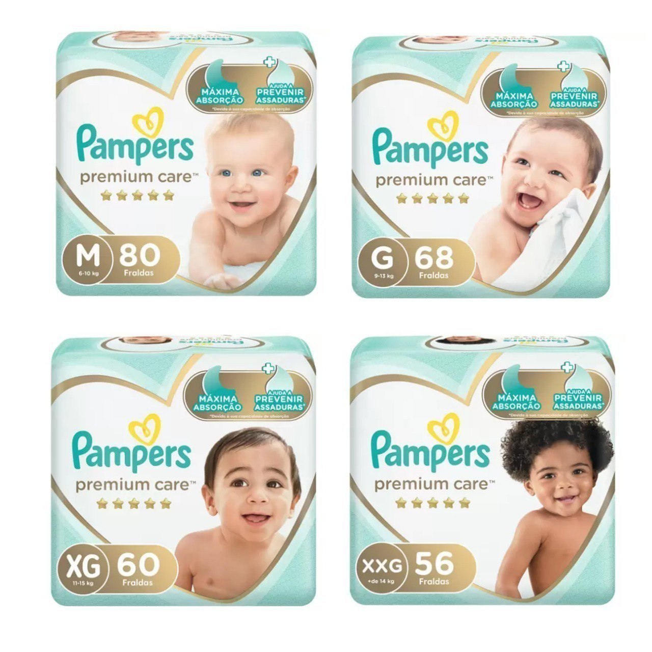 Fralda Pampers Premium Care M ao XXG