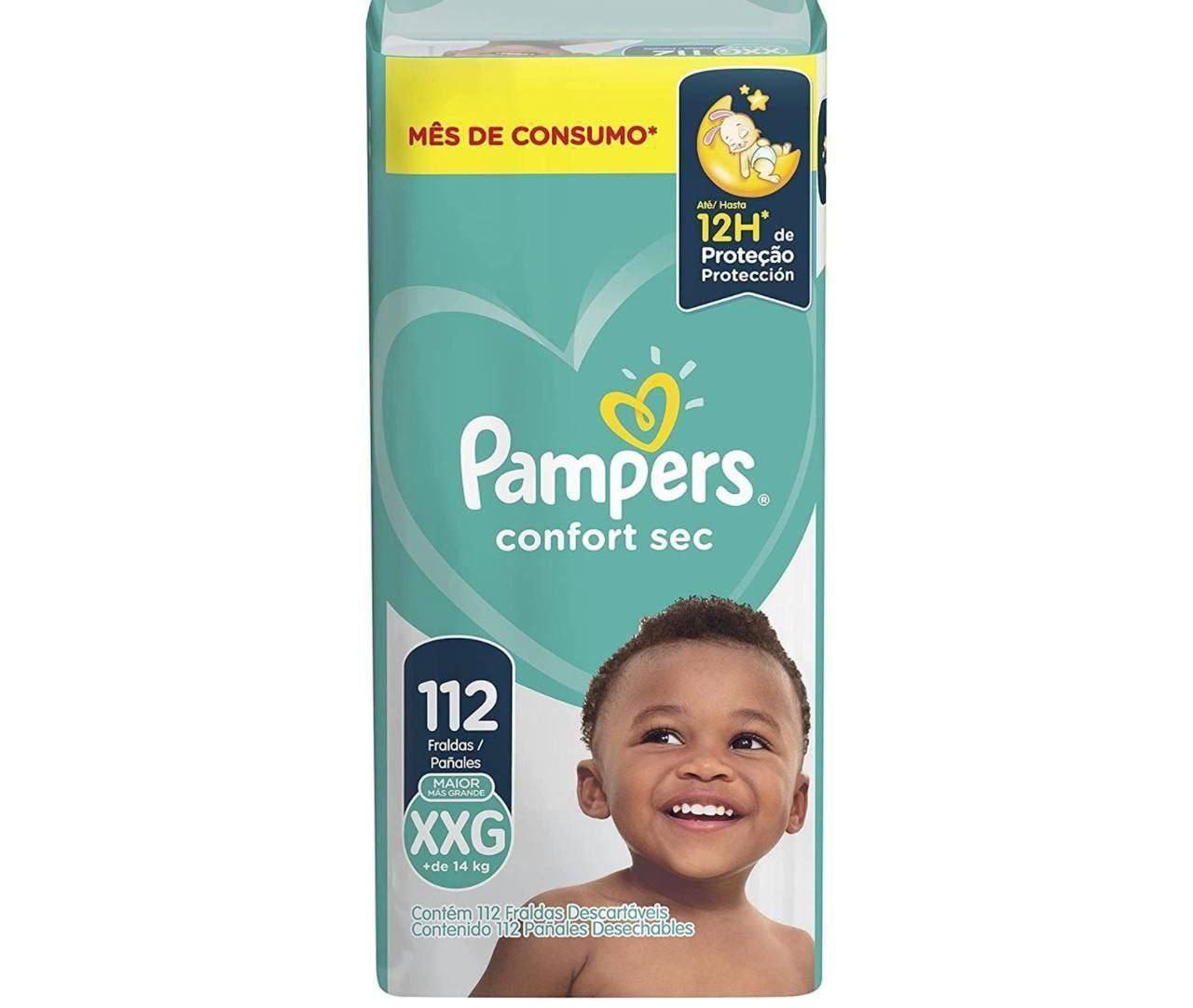 Fraldas Pampers Confort Sec