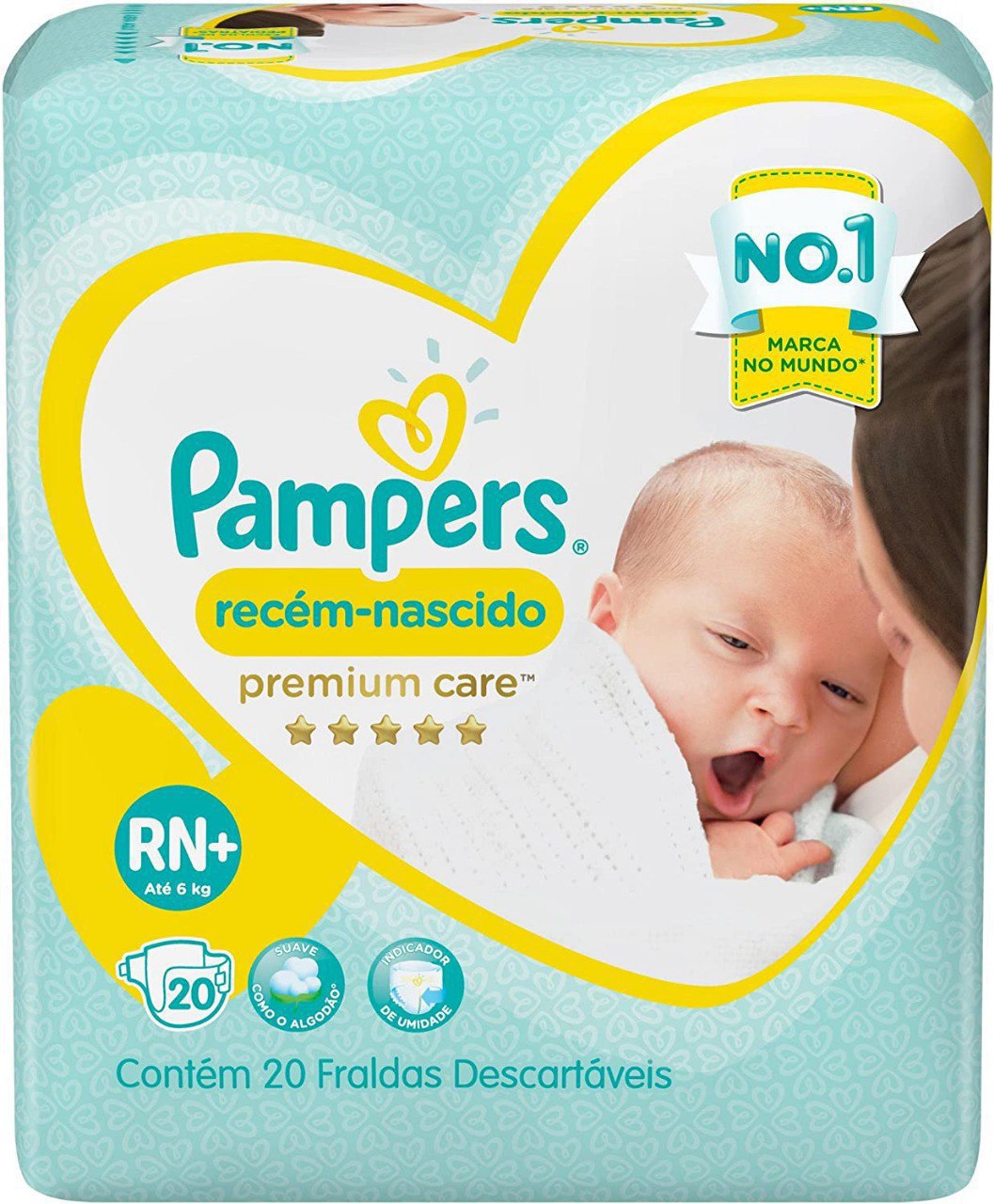 Fraldas Pampers Recém Nascido Premium Care Rn 20 Unidades Em Promoção