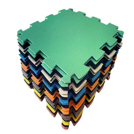 Kit 20 Tatames Eva Colorido 30x30 - Linha Econômica