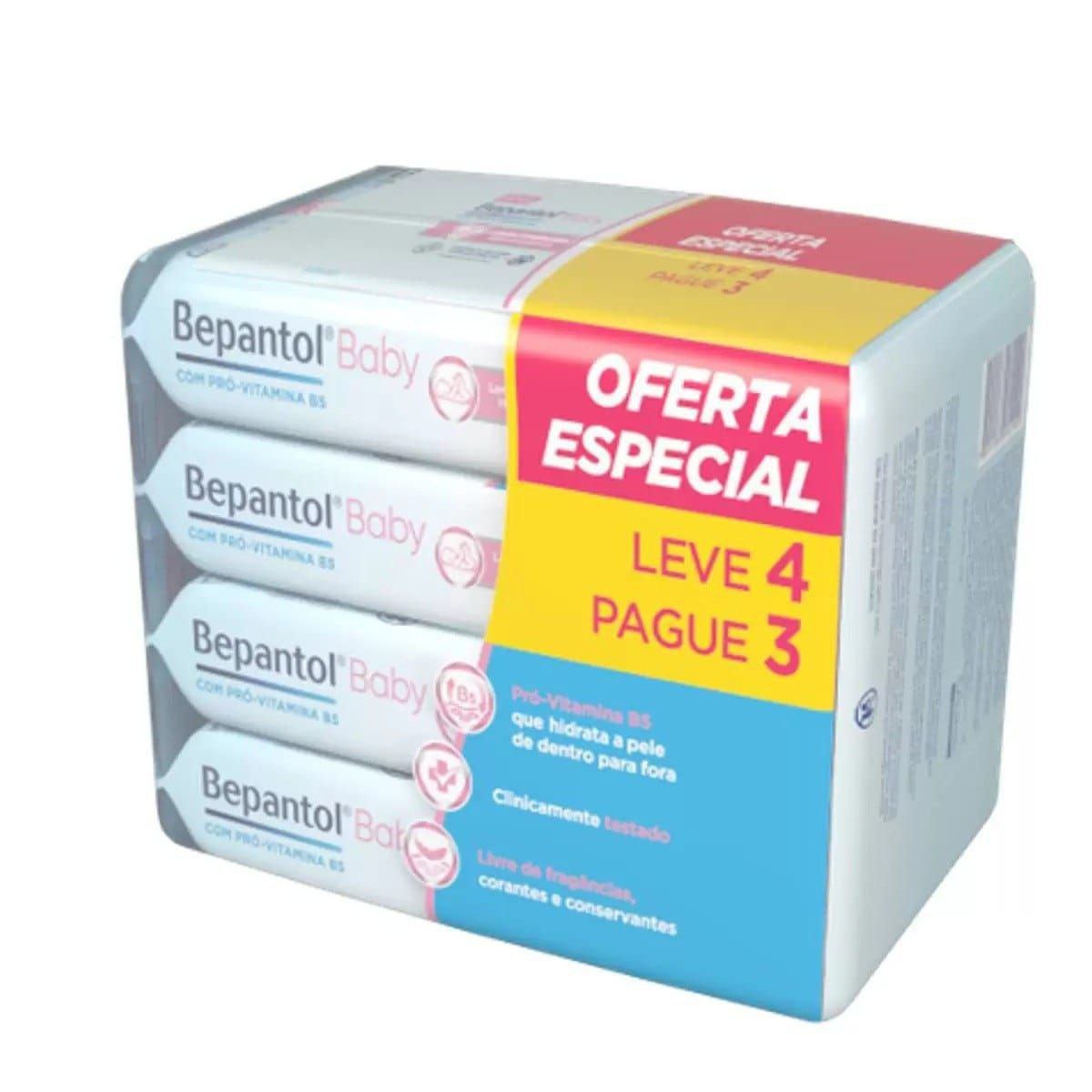 Kit Bepantol Lenços Umedecidos Leve 4 Pague 3, Bepantol