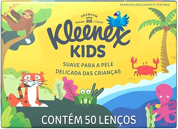 Lenço de Papel Box Kleenex - 50 lenços