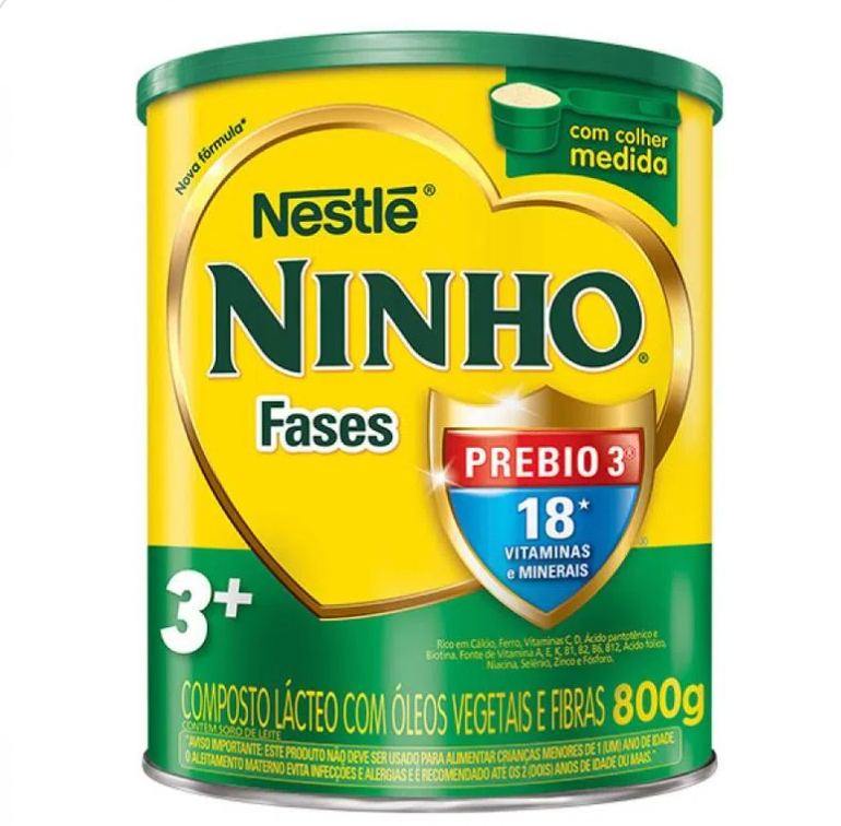 Ninho Fases 3+ 800 Gramas
