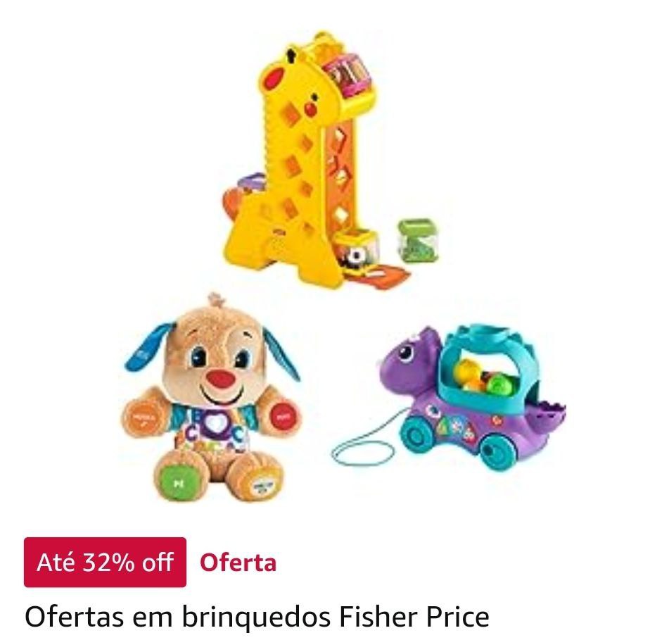 Ofertas em brinquedos Fisher-Price