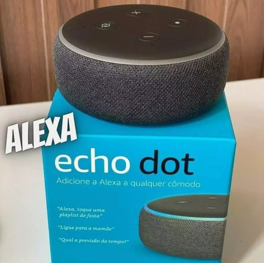 Ótimo preço, Alexa Echo Dot 3ª Geração 😉