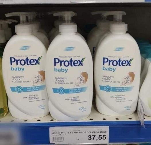 Protex Baby Sabonete Líquido Infantil Para Bebês 400 Ml