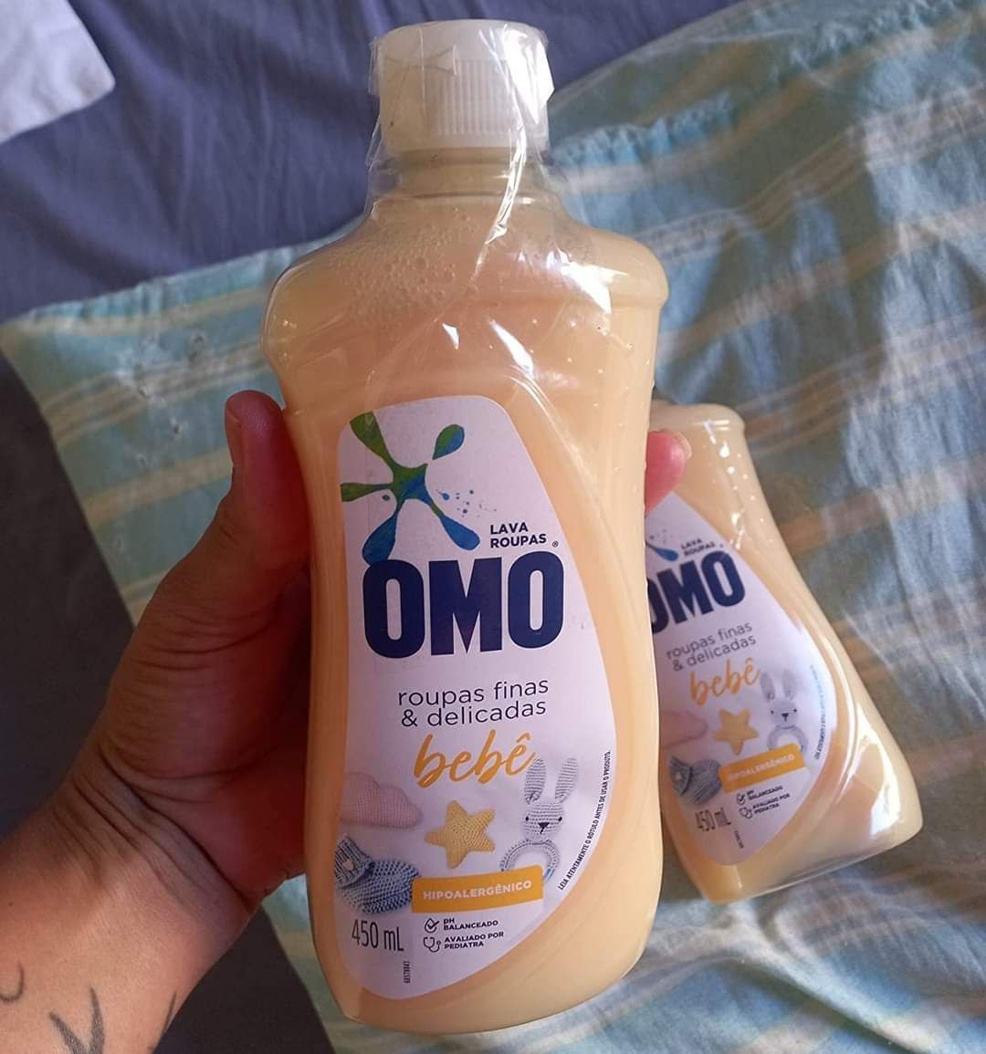 Sabão Líquido Bebê Roupas Finas e Delicadas, 450 Ml, Omo