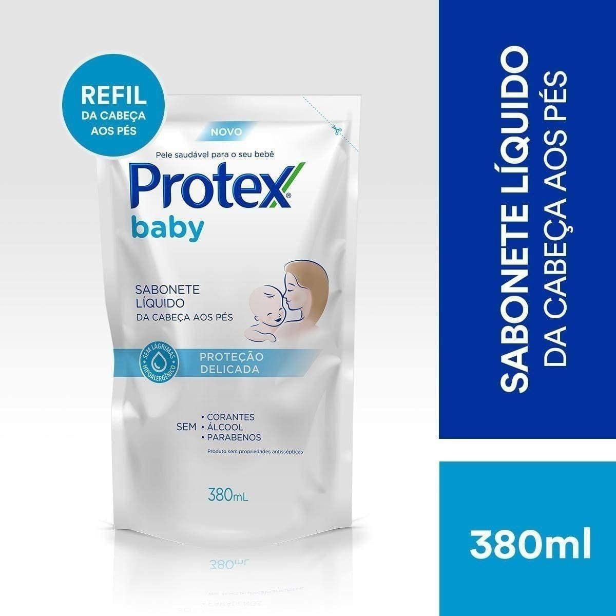 Sabonete líquido para bebê Protex Baby Delicate Care 380ml
