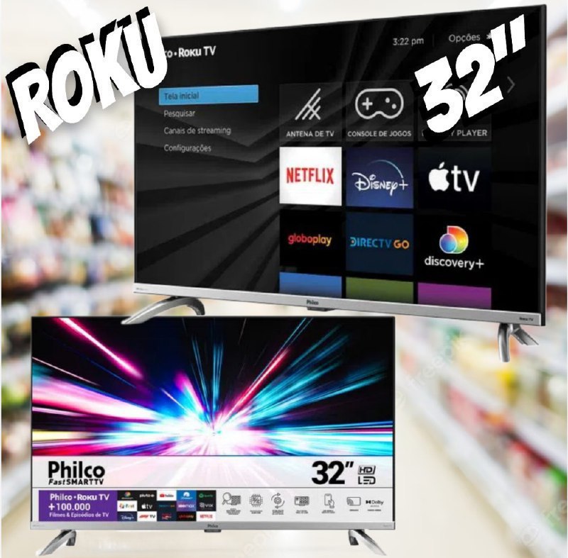 Smart TV 32"❗️ R$ 999 em 10x