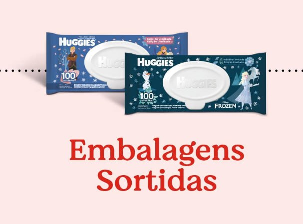 Toalhas Umedecidas Huggies Frozen 100 unidades
