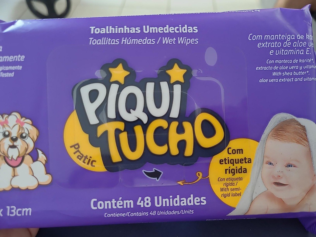 Toalhas Umedecidas Pratic 48 Unidades, Piquitucho
