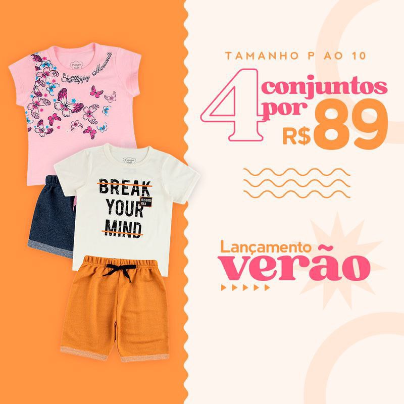 4 Conjuntos de Verão...