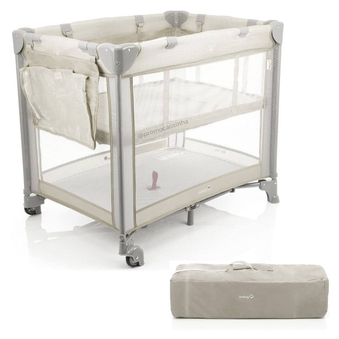 Berço Portátil Mini Play, Safety 1st, Pop Beige