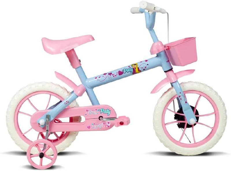 Bicicleta Infantil Verden Paty - Aro 12 com cestinha e rodinhas
