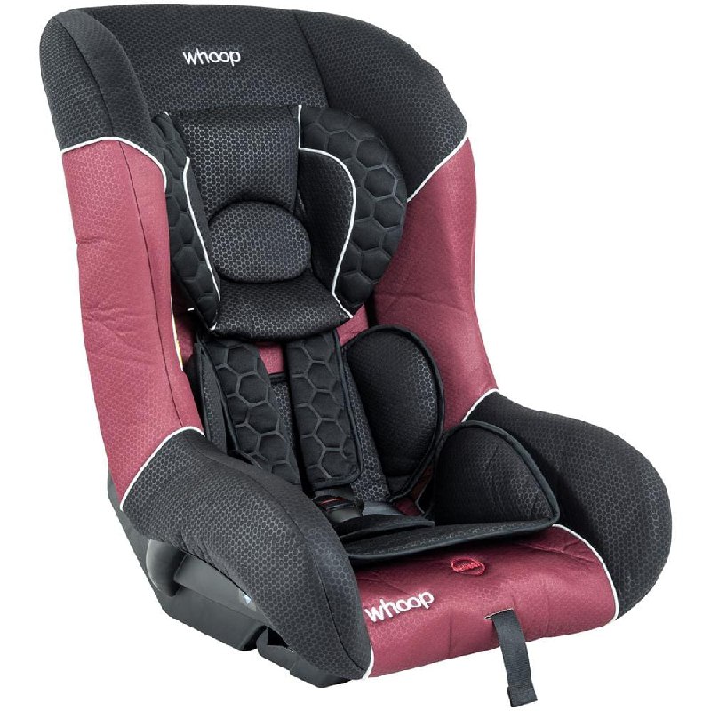 Cadeira Para Automóvel Kiddo Rally Whoop Até 25kg - Preta Com Vinho
