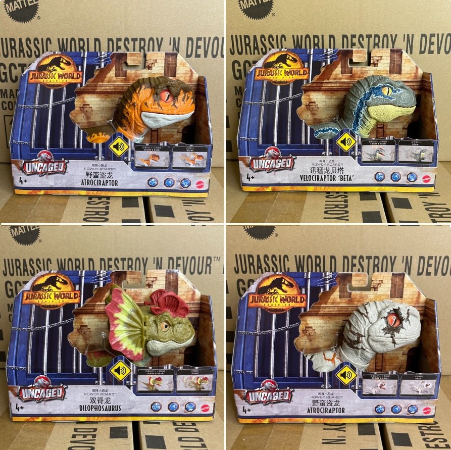 Dinossauro Jurassic World Dominion Roady Roars Articulado Mattel
