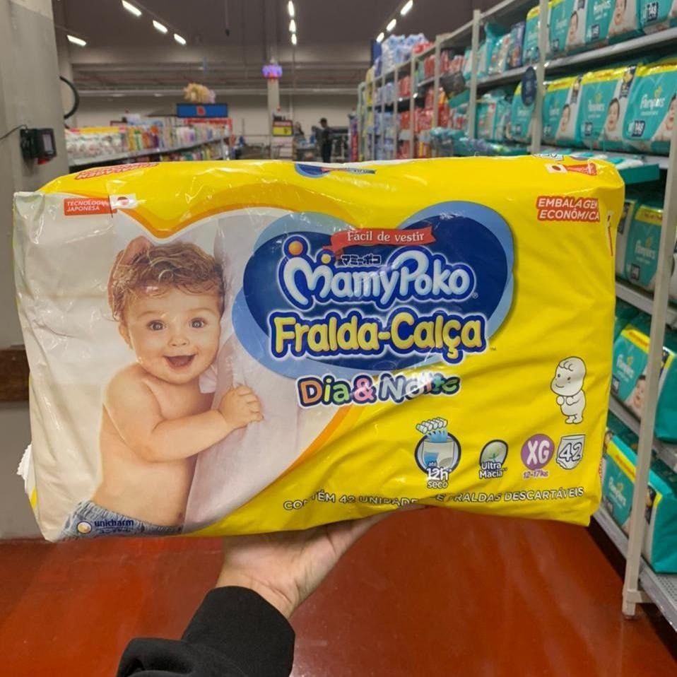 Frada-Calça MamyPoko Dia&Noite Tamanho XG, 42 unidades