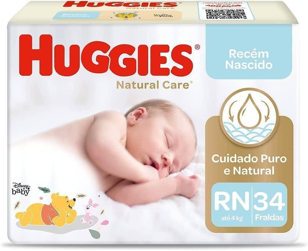 Fralda Huggies Natural Care