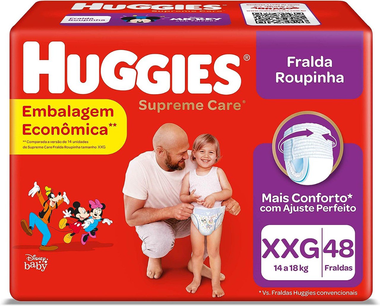 Fralda Huggies Supreme Care