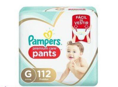 Fralda Pampers Pants Premium Care G 112 Fraldas