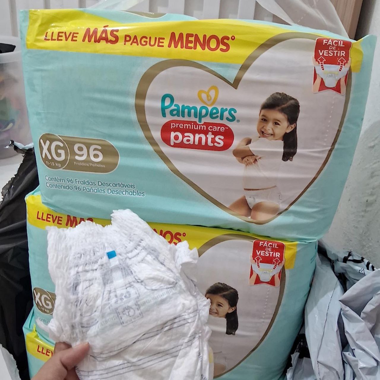 Fralda Pampers Pants Premium Care Xg 96 Unidades Em Promoção No Mamãe