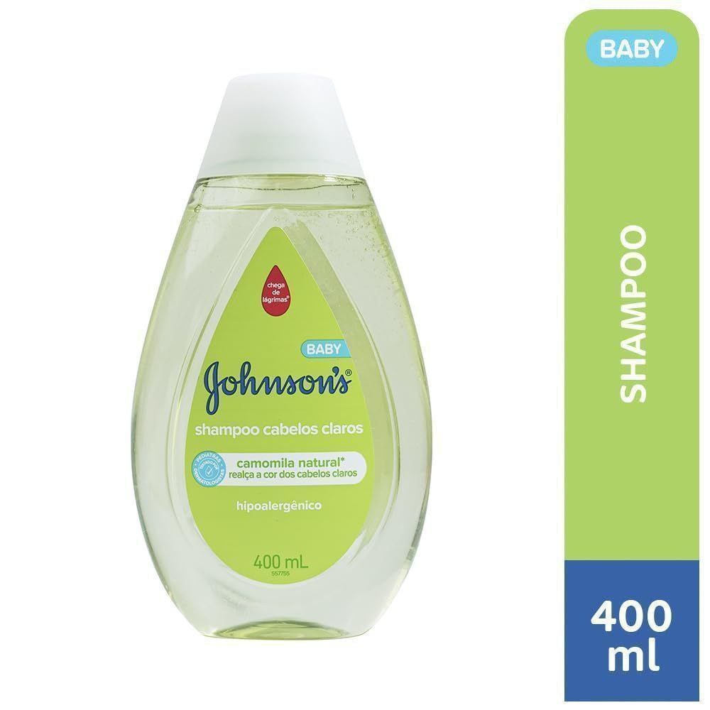 Johnson's Baby Shampoo Para Bebê Para Cabelos Claros, 400ml