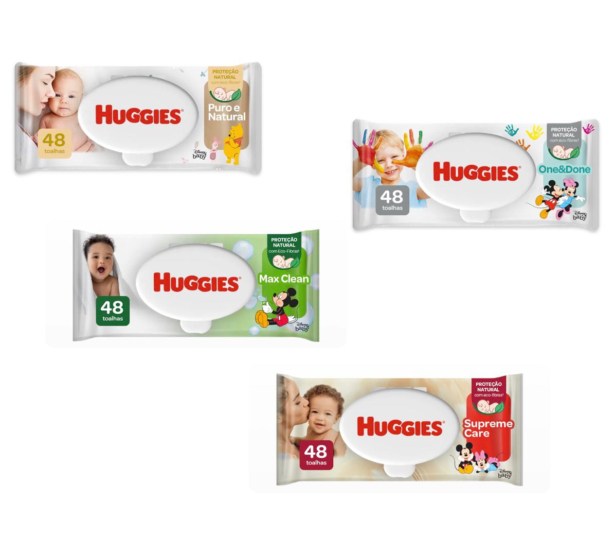 Lenços Umedecidos Huggies 48 Unidades
