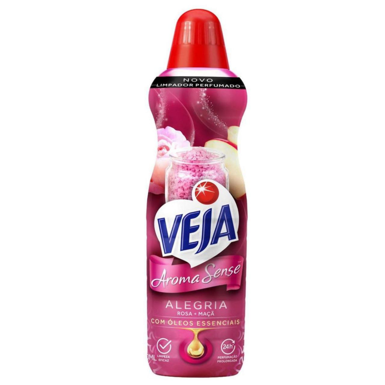 Limpador Perfumado Veja Aroma Sense Alegria 500ml com óleos essenciais