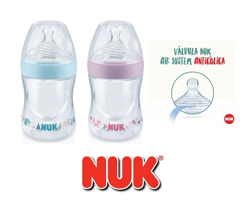 Mamadeira NUK Essence TC Smart Flow 150 ml S1  - Boy ou Girl
