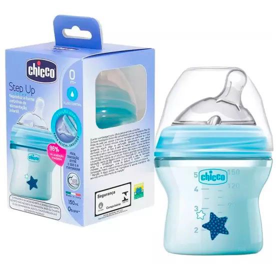 Mamadeira Step Up 150ml Azul, Chicco