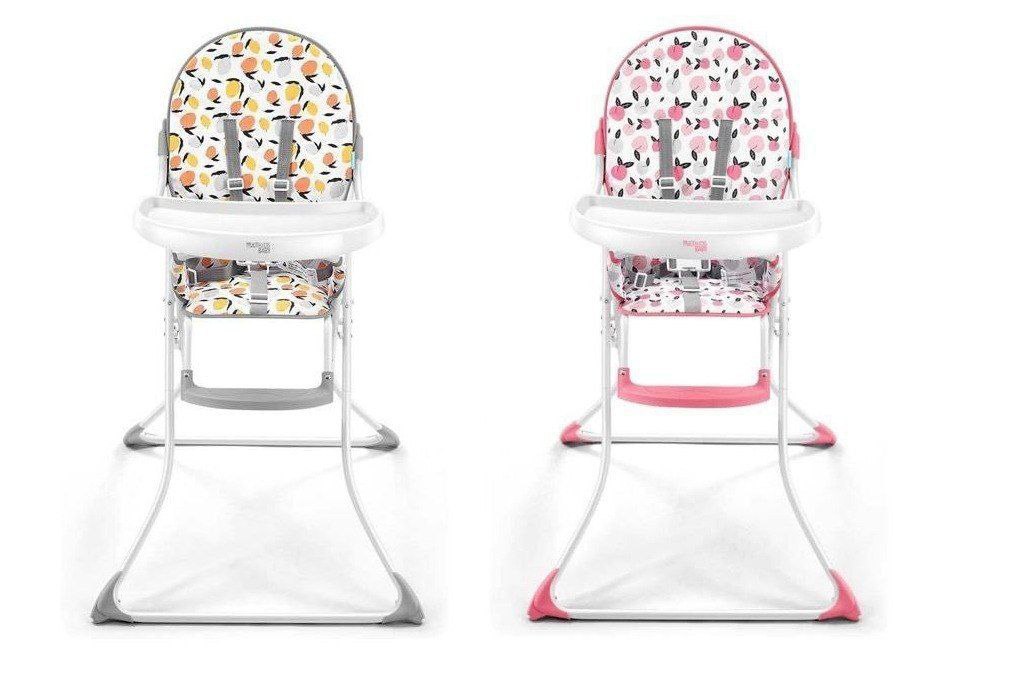 Multikids Cadeira Alta de Alimentacao Slim V2 - Cinza ou Rosa