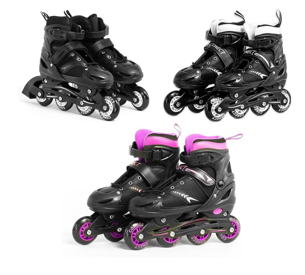 Patins Inline Roller Semi Profissional Conect - Mega Compras (27 ao 31)