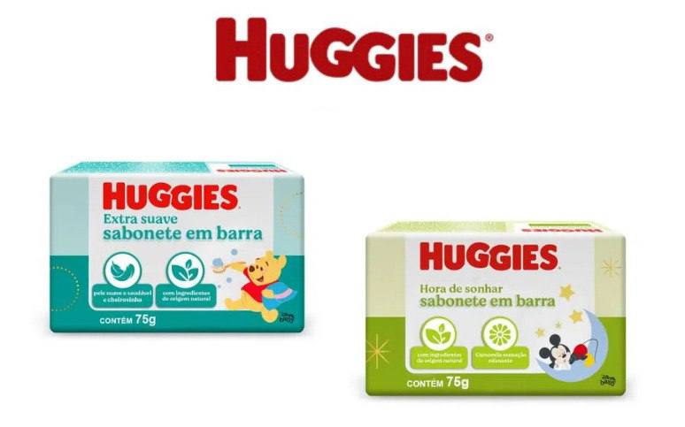 Sabonete Em Barra Huggies 75g