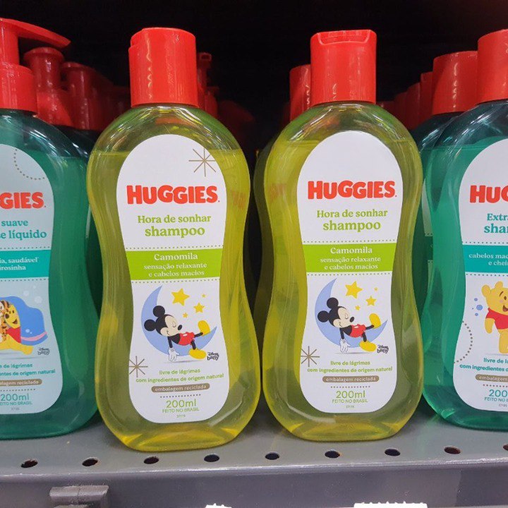 Shampoo Infantil Huggies Chá de Camomila - 200ml