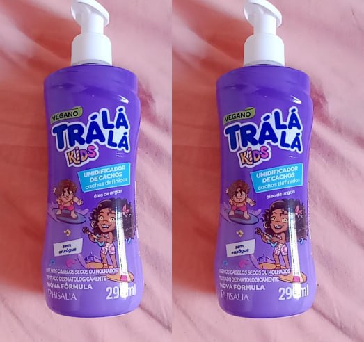 Umidificador Cachos Personagem, Trá Lá Lá Kids, Roxo, 290 ml